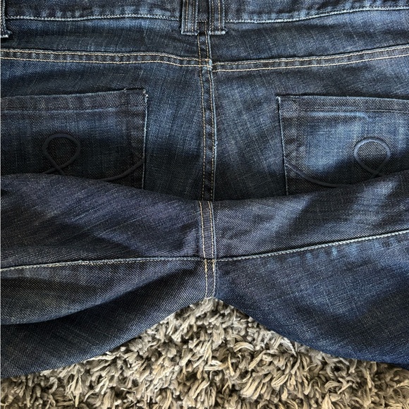 Lilly Pulitzer Jeans Womens Blue Denim Palm Beach Fit  Dark Wash Size 14 - Picture 7 of 8